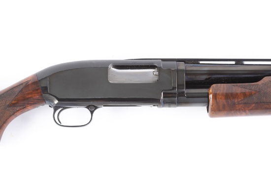Winchester Model 12, 12 gauge, Serial Number 1855788, manufactured in 1961.  Beautiful customized Mo
