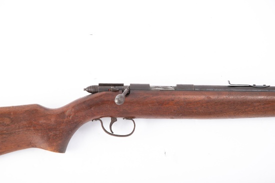 Remington Model 510, .22 S-L-LR caliber.  Single Shot Target Master bolt action with loss of finish