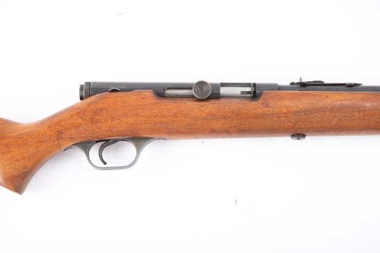 Springfield Model 87A, .22 S-L-LR caliber, SN NV, 24" barrel.  Tube magazine Semi-Auto action.  (MOD