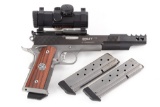 Fine Briley El Presidente Model, 1911 style Semi-Automatic Pistol, .38 Super caliber, SN BMI 10389,