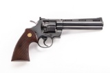 Early Colt Python Revolver, SN 5864, manufactured circa 1958. This is a .357 Magnum caliber, 6-shot