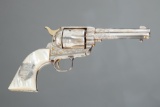 Roy Rogers .45 Premier Edition Revolver, .45 caliber, SN 15, silver finish, 4 3/4