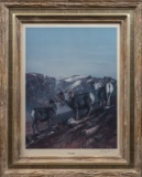 Beautifully framed print by the late Arizona Artist Gary R. Swanson (1941-2010), titled 