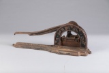 Antique cast iron Tobacco Cutter advertising 