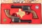 Cased matched pair of Daisy Texas Ranger Commemorative BB Pistols in original fragile Picture Box. T