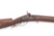 Early Half-Stock Percussion Rifle, approximately .50 caliber, 1830-1850. Lock plate is marked 
