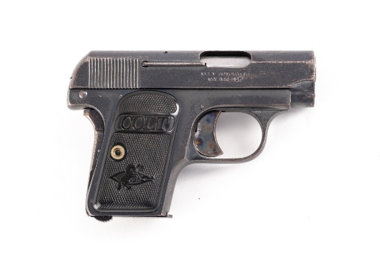 Colt Model 1908 Vest Pocket, .25 ACP caliber, Serial Number 16998, manufactured in 1909 (2nd year of
