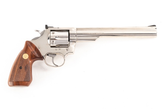 Colt Trooper MK III Model, .22 LR caliber, Serial Number Y22362, manufactured in 1980, 8" barrel.  V