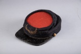 Early KEPI, circa 1880s with original embossed buttons on side and original red center at top, insid