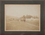 Collection of Seven original early Photographs of the Pawnee Bill Wild West: Six of the Images are 5