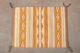 Navajo Sampler showing great tight weaving and unique colors, measures 15