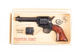 Colt Frontier Scout SA Revolver, .22 LR caliber, SN 139527F, blue finish, 4 3/4