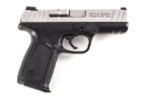 Smith & Wesson Model SD9VE, 9 MM caliber, Serial Number HEZ7866.  Polymer frame, striker fire, Semi-