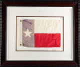 Custom framed Texas Flag. Frame measures 27 1/2