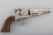 Antique J.M. Cooper Navy Model Revolver, circa 1864-1869, 5-shot, .36 caliber, SN 399, nickel finish