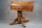 High quality custom made oak Saddle Stand, excellent finish and condition, 32