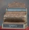 Early Brass National Cash Register, Model 35, SN 130894, manufactured 1898, with original flags and