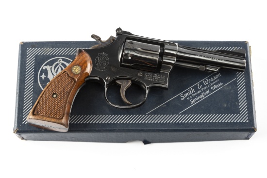 Smith and Wesson Model 15-3 Revolver, .38 SPL caliber, SN 3K76677, manufactured in 1972, 4" barrel.