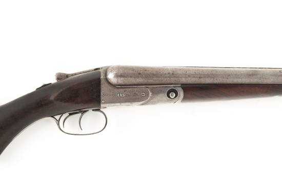 Antique Parker Bros. Double Barrel, 12 ga. Shotgun, SN 83526, 30" Damascus Steel barrels with light