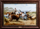 Original Oil on Canvas Painting by the late Texas Artist Wade Butler, signed at lower right and titl