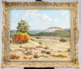 Framed Oil on Canvas by the late noted Texas Artist W.R. Thrasher, signed at lower left and is a pai