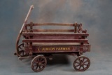 Original antique Childs Wagon, circa 1915-1920, in original paint and stencil, titled 
