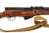 Russian made SKS Semi-Automatic Rifle, 7.65 x 39 caliber, SN NH9153, manufactured 1954, blue finish,