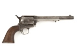Antique Colt Single Action Army Revolver, SN 81127 in .45 caliber. Manufactured circa 1882, this rev