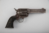 Colt SAA Revolver, .45 caliber, SN 331044, manufactured 1915, very desirable long fluted cylinder, 4