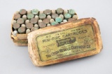 Antique Box of fifty .44 caliber Henry Flat Rim Fire Cartridges, Model 1866, manufactured by 
