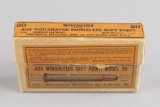 Antique full Box of Winchester .405 caliber Model 95 Cartridges. In picture box totaling 20 rounds.