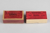 Two antique unopened Boxes of Cartridges. One box is Winchester .32 caliber Long Colt, totaling 50 r