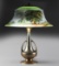 Beautiful antique double signed Pairpoint Table Lamp, circa 1920s, with 20
