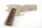 Colt Combat Commander Semi-Automatic Pistol, .45 ACP caliber, SN 70SC36710, brushed nickel finish, 4