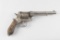 Antique Gasser 6-shot Pin Fire Revolver, .44 caliber bore, SN 33187, overall rough relic condition,