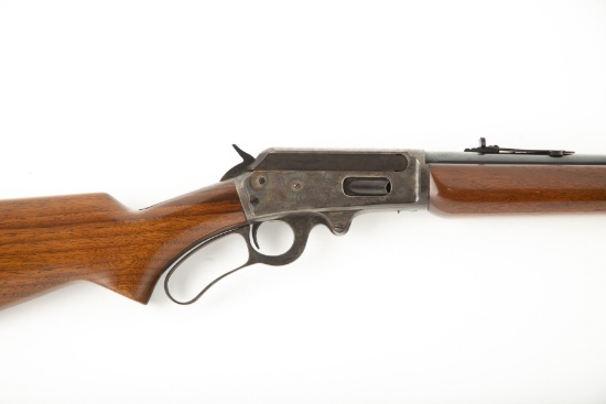 High condition Marlin Model 1936, Sporting Carbine, .30/30 caliber, SN B1774, blue finish with case