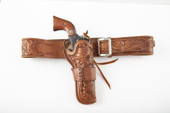 John Gallagher Custom Revolver, .458/400 caliber, SN 56-73159, 4" barrel.  Built on a 1996 Vaquero f