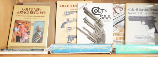 Collection of 12 Books from the personal library of the late Michael Hutyra titled: (1) "Colt .45 Se