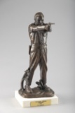 Bronze Sculpture by artist A. Wolter/Modern Art/Foley, N.Y. with Plaque on front that reads 