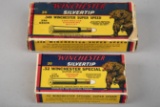 This lot consists of one empty and one full Bear Boxes of 20 rounds each of Winchester Ammunition. (