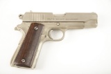 Colt Combat Commander Semi-Automatic Pistol, .45 ACP caliber, SN 70SC36710, brushed nickel finish, 4