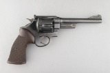 Smith and Wesson 38/44 Heavy Duty Pre-War Model Revolver, .38 SPL caliber, SN 40973, manufactured in