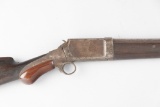 Antique Burgess Shotgun, 16 gauge, overall poor condition, mechanism does function. THE LATE MICHAEL