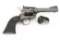 Colt New Frontier SA Revolver, .22 LR/.22 MAG caliber,  SN L22484, blue finish with case hardened fr