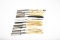 Collection of 10 vintage Straight Razors, many are marked 