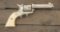 Colt SAA Revolver, .45 caliber, SN 350890, nickel finish, 4 3/4