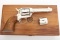 Cased Colt SA Frontier Scout Revolver, .22 caliber with extra cylinder, SN 25438K, factory nickel fi