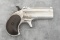 Remington O/U Derringer, .41 caliber, SN 145, nickel finish, 3