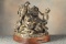 Fantastic Solid Bronze Sculpture by Western Texas Artist Scott Rogers, titled 