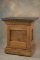 Beautiful antique quarter sawn oak Pedestal with fancy trim and inset panels, circa 1900, fantastic